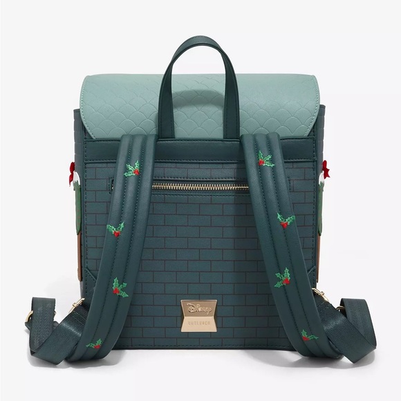 Loungefly Disney Mickey & Friends Holiday House Figural Mini Backpack NWT - Picture 3 of 8